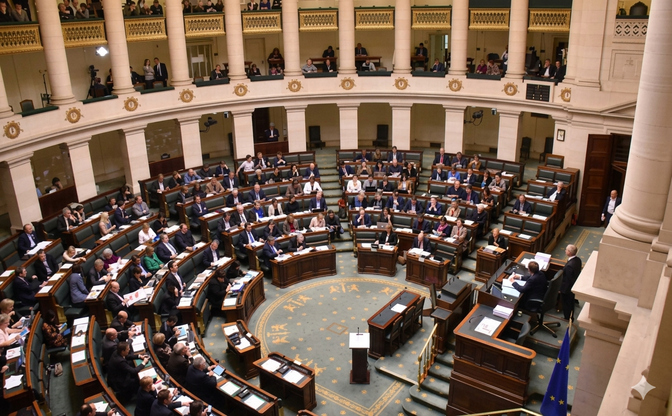 Hémicycle parlementaire belge
